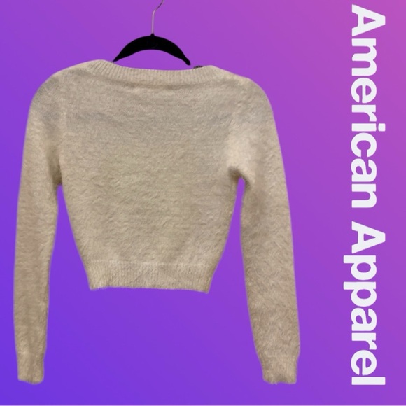 American Apparel fuzzy cropped top - Picture 12 of 12